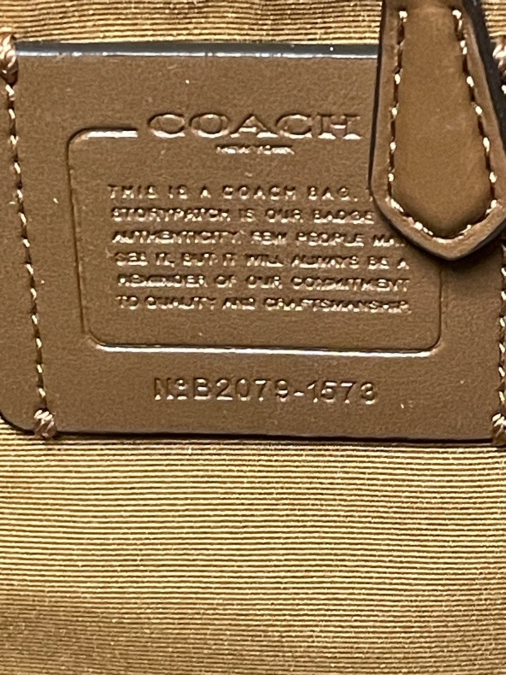 Coach Genuine Leather pebble large two toned yellow white May Tote Bag - Picture 14 of 16